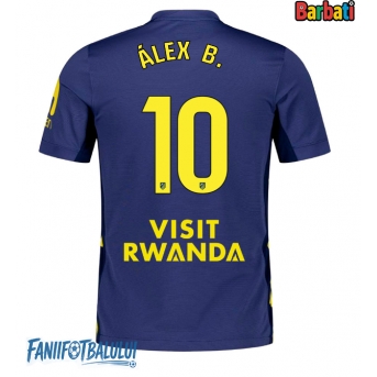 Atletico Madrid Alex Baena #10 Tricou Fotbal Replică 2025-26 Barbati Deplasare